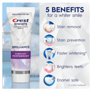 Crest 3D White Brilliance Toothpaste Large Size 4.6 OZ