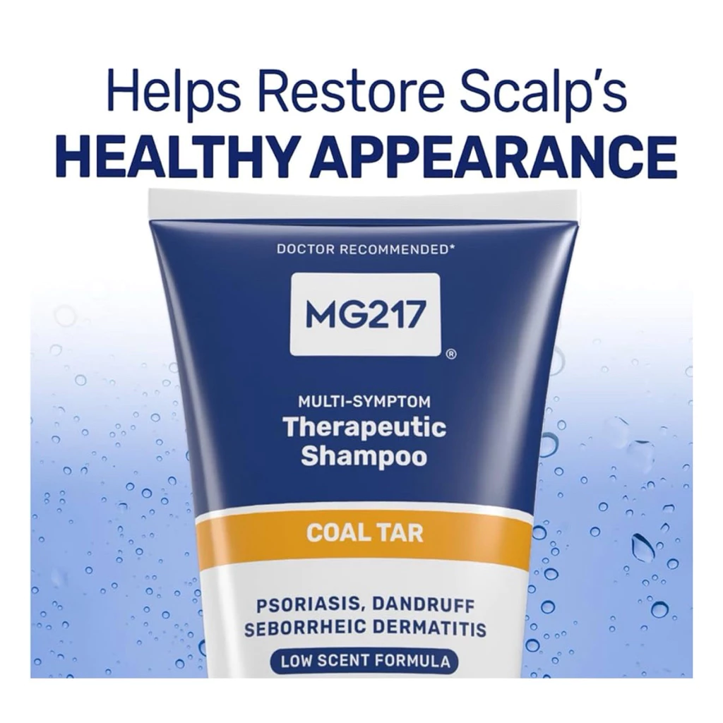 MG217 Psoriasis Coal Tar Shampoo USA Low Scent - Image 5