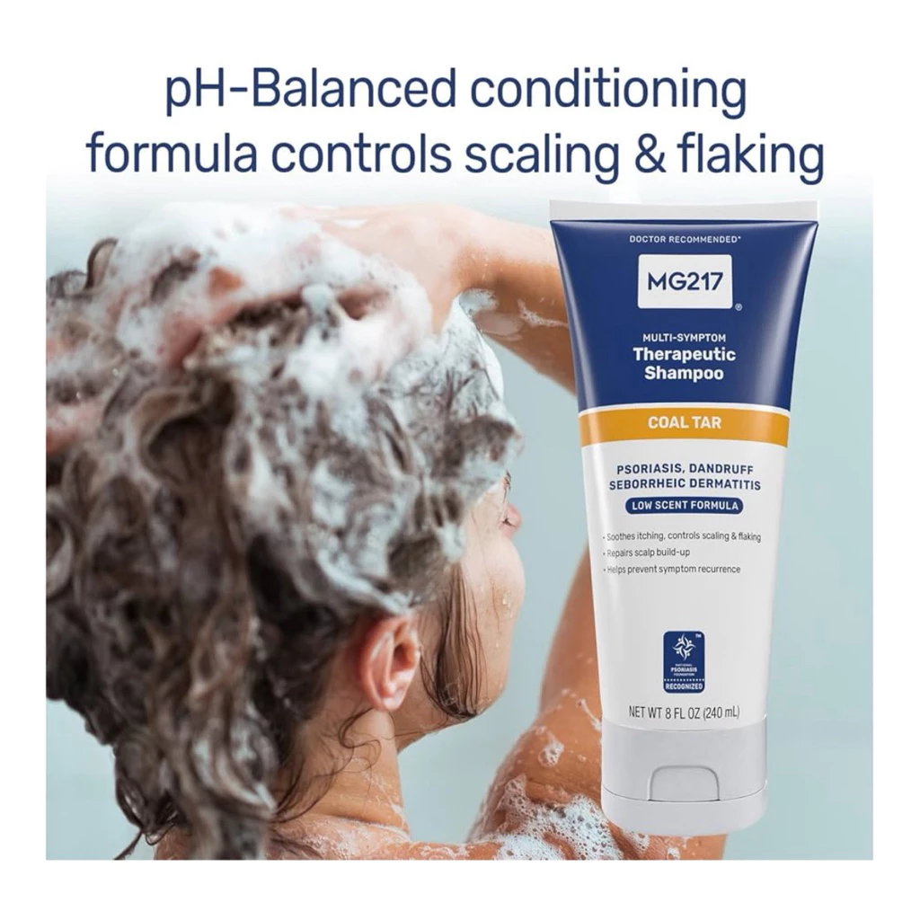 MG217 Psoriasis Coal Tar Shampoo USA Low Scent - Image 3