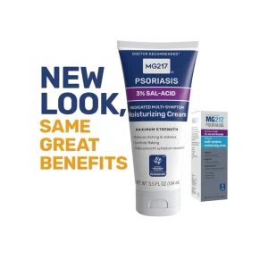 NEW LOOK MG217 PSORIASIS 3% Sal Acid Formula Multi Symptom Moisturizing Cream USA